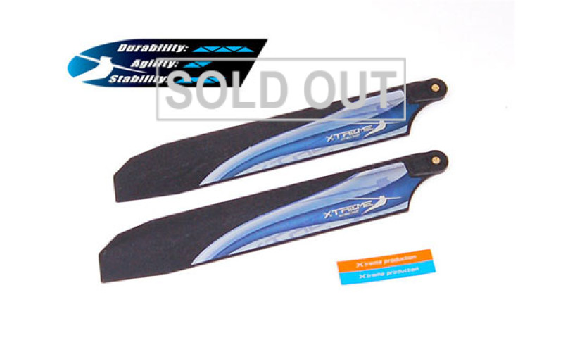 Fiber Main Blade 135mm - Black (for 4G6, V120D02, V120D03)